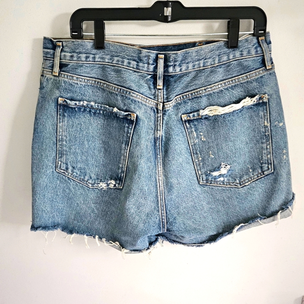 Agolde Dee Cut Off Vintage Style High Rise Jean Shorts - Picture 5 of 7